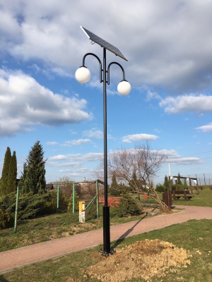 Latarnia solarna Park Solar LED Double Light V1b