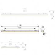  Elgo Oprawa przemysłowa MARENA LINX 120 LED