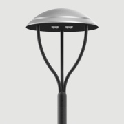 Lampa parkowa Coso D LED 36, 4000 K, optyka DW, anodowana inoxczarny