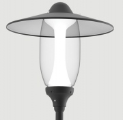 Oprawa AURIS LED asymetryczna, 2 700 K, malowana kolor czarny