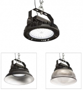 Lampy LED HIGH BAY Para Flac DALI LED, lampa wisząc a, kolor czarny, 100W 4000K, IP65