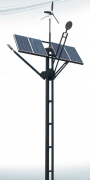 Lampa hybrydowa solarno-wiatrowa 3x Eco 3x28/4x160/300