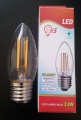 Filament LED E3/1 B35 E27 3,8 W 220 V- 240V 360st biała ciepła z przetwornicą